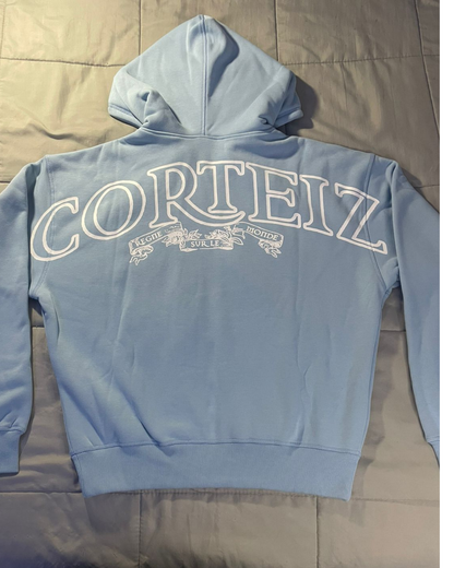 Corteiz Superior Royale Zip hoodie set-blue