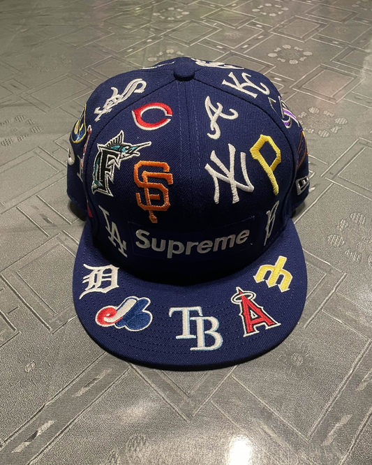 Supreme New Era MLB All Over Logo Fitted