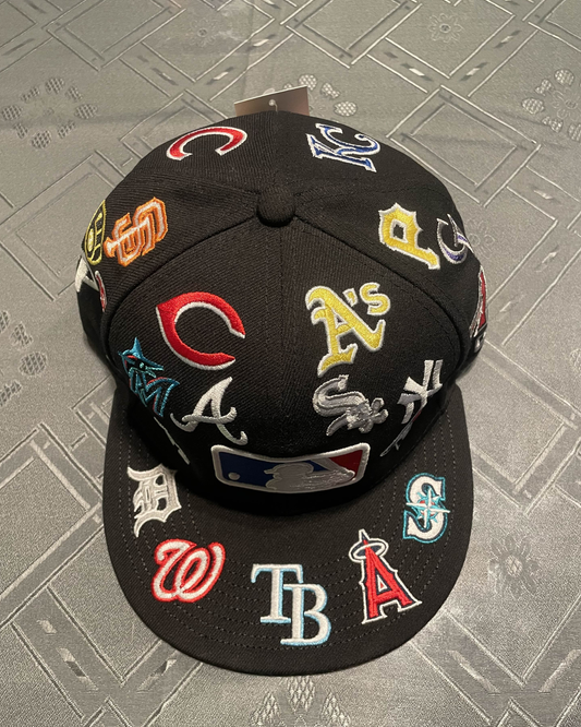 New Era MLB All Over Logo Cap