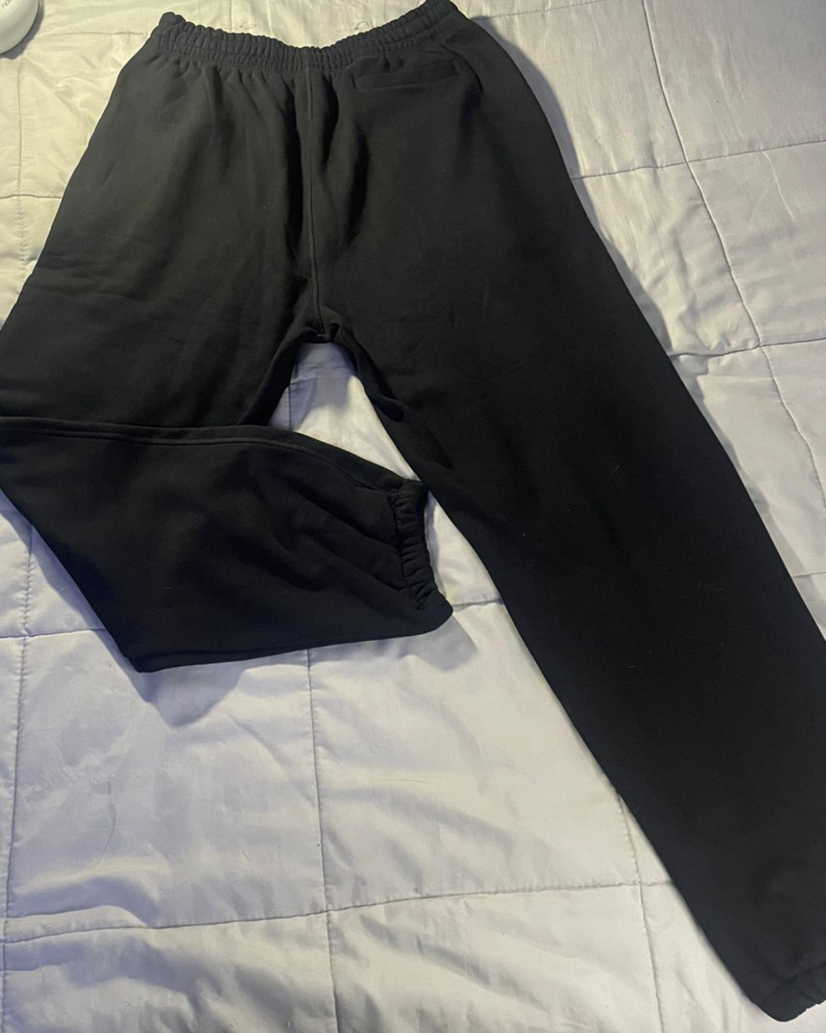 Corteiz Satin C Star Applique Bottoms Black