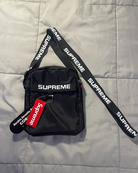 Supreme Woven Shoulder Bag black