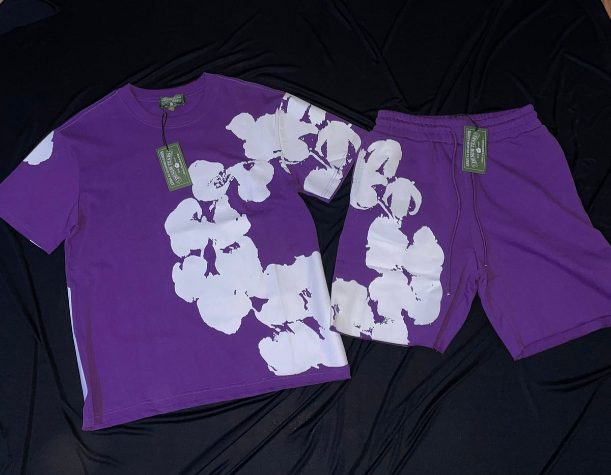Conjunto Summer Denim Tears violeta