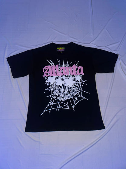 Remera Sp5der Atlanta negra