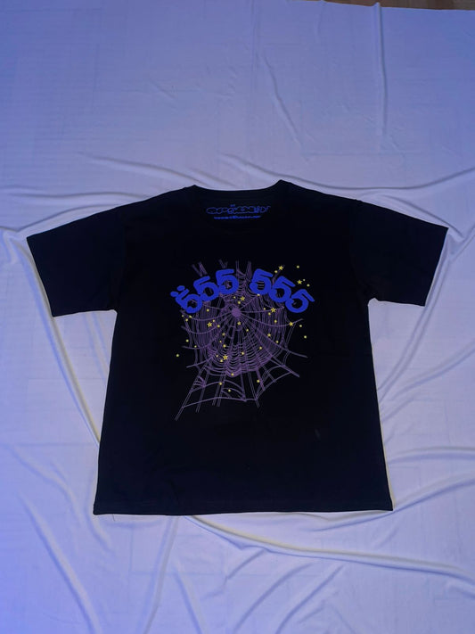 Remera Sp5der 555 Negra