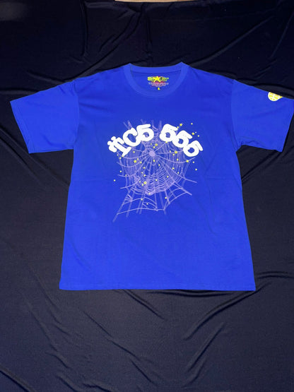 Remera Sp5der 555 azul